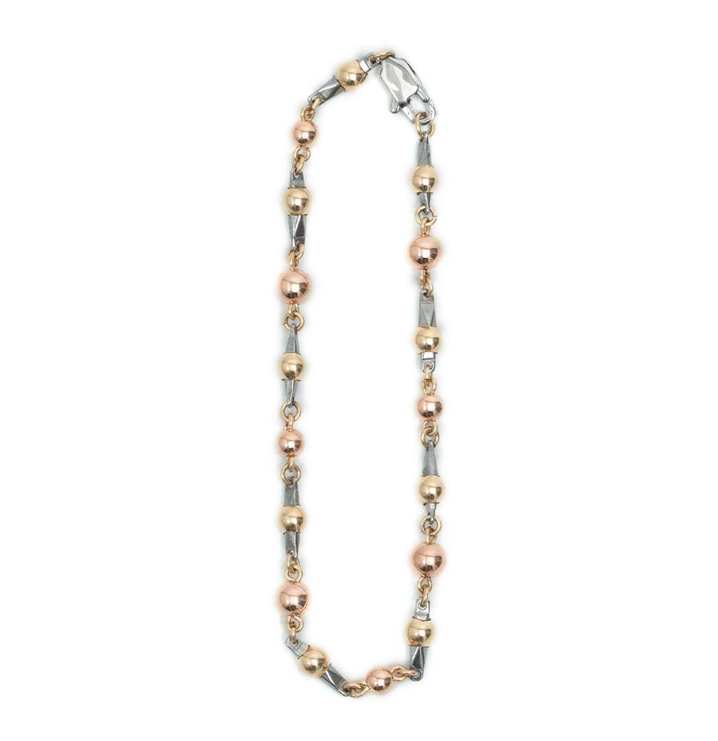 PULSERA ESPECIAL ORO LAMINADO ESTILO TRES OROS - Image 4