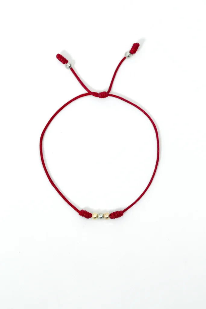 PULSERA TRÍO B4mm TRES OROS SENCILLA